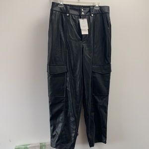 7 For All Man Kind faux leather pants!